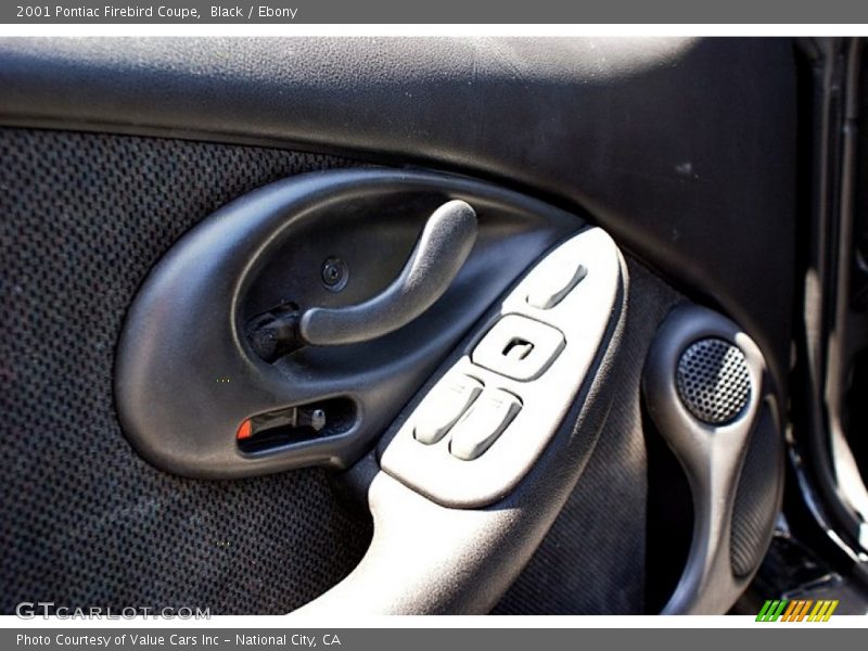 Controls of 2001 Firebird Coupe
