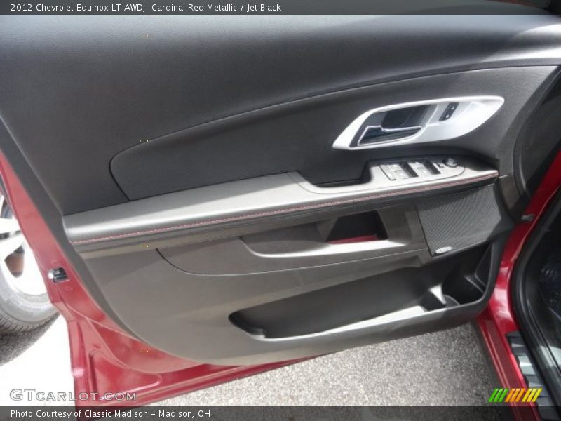 Cardinal Red Metallic / Jet Black 2012 Chevrolet Equinox LT AWD