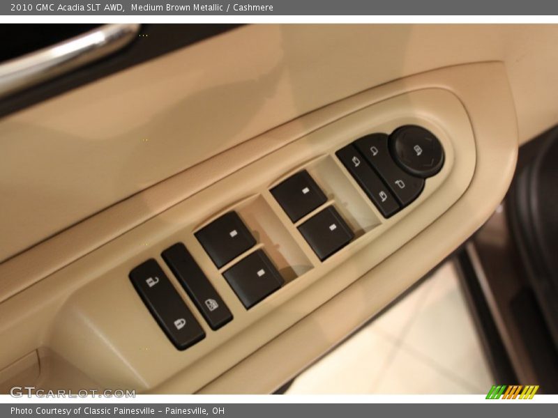 Medium Brown Metallic / Cashmere 2010 GMC Acadia SLT AWD