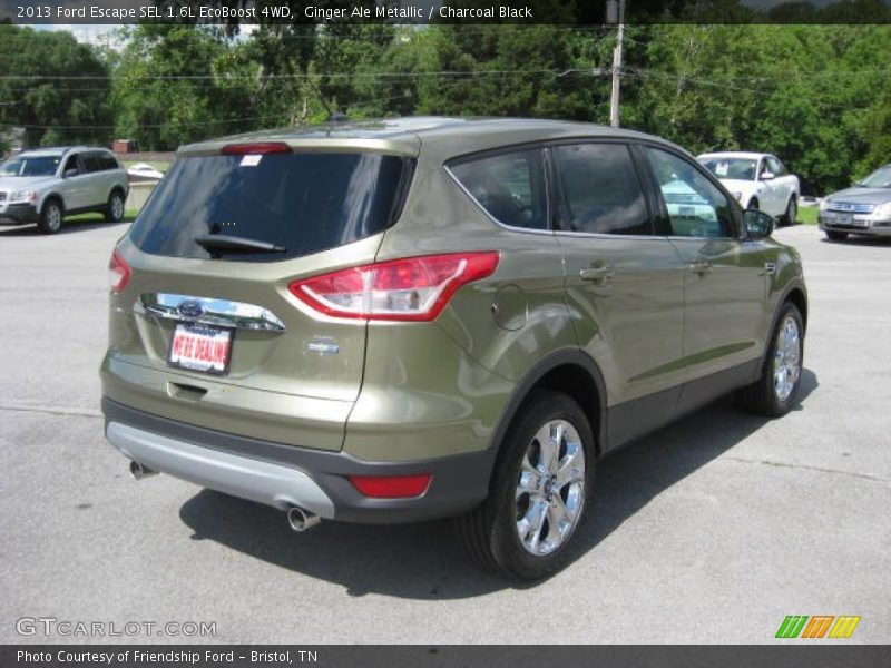 Ginger Ale Metallic / Charcoal Black 2013 Ford Escape SEL 1.6L EcoBoost 4WD