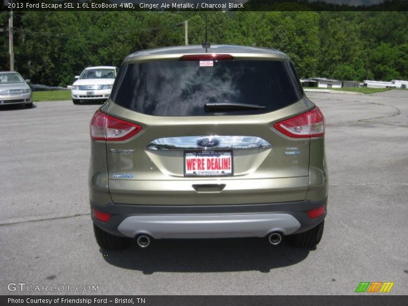Ginger Ale Metallic / Charcoal Black 2013 Ford Escape SEL 1.6L EcoBoost 4WD