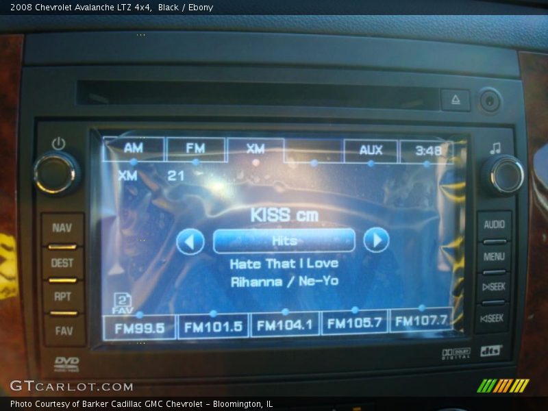 Black / Ebony 2008 Chevrolet Avalanche LTZ 4x4