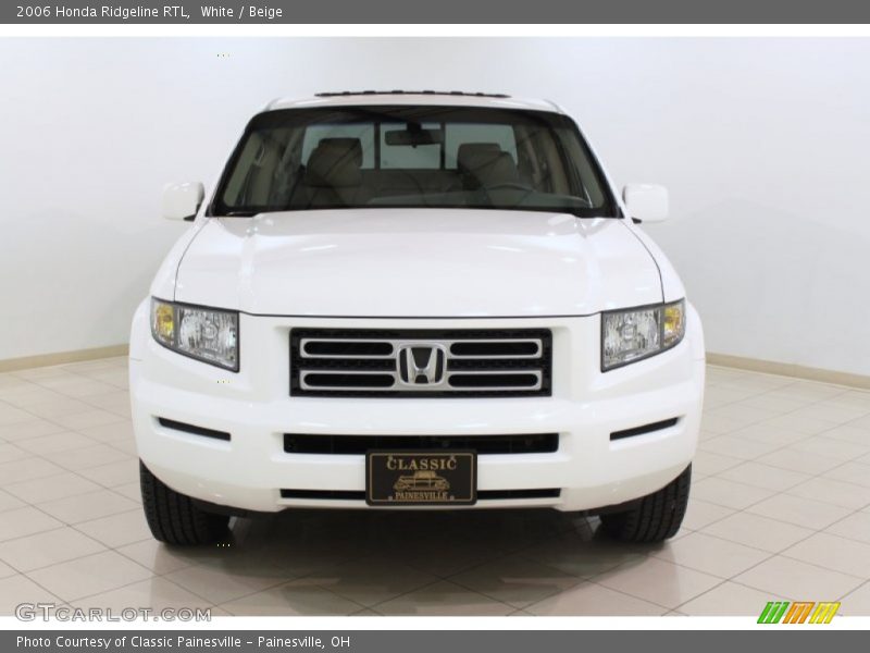 White / Beige 2006 Honda Ridgeline RTL