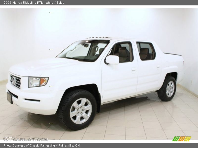 White / Beige 2006 Honda Ridgeline RTL