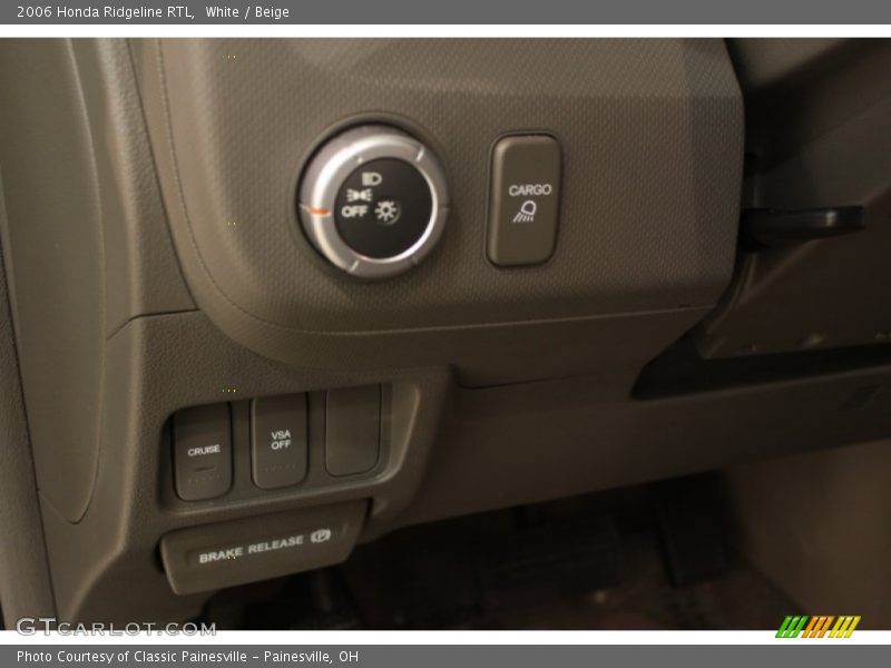 White / Beige 2006 Honda Ridgeline RTL