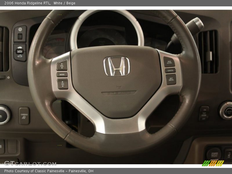  2006 Ridgeline RTL Steering Wheel