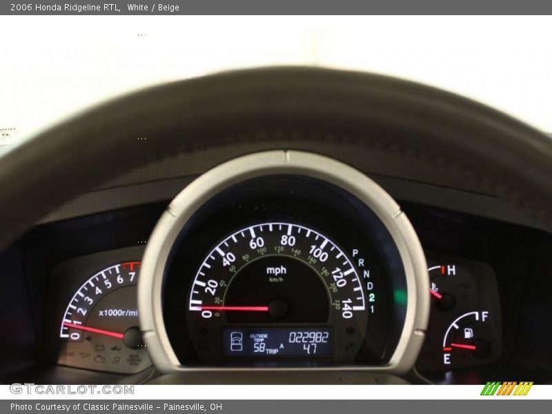  2006 Ridgeline RTL RTL Gauges