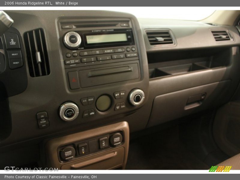 Dashboard of 2006 Ridgeline RTL