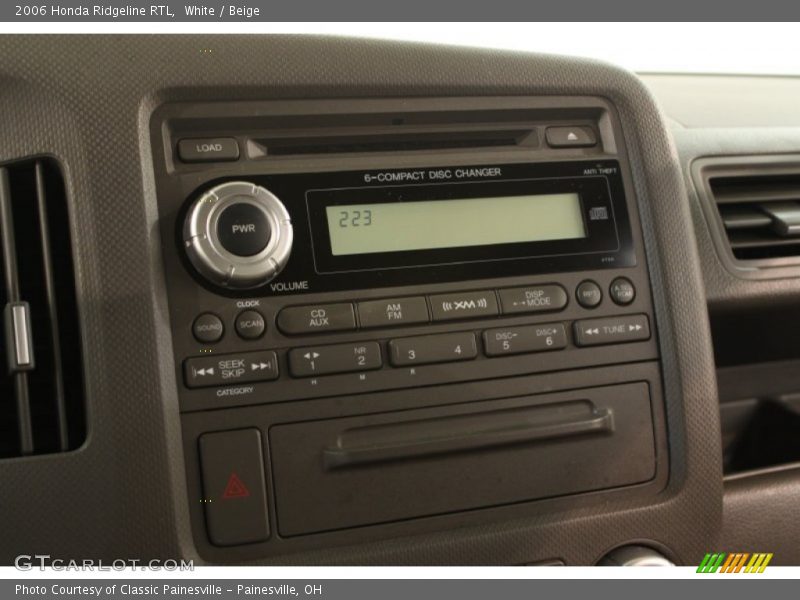 Audio System of 2006 Ridgeline RTL