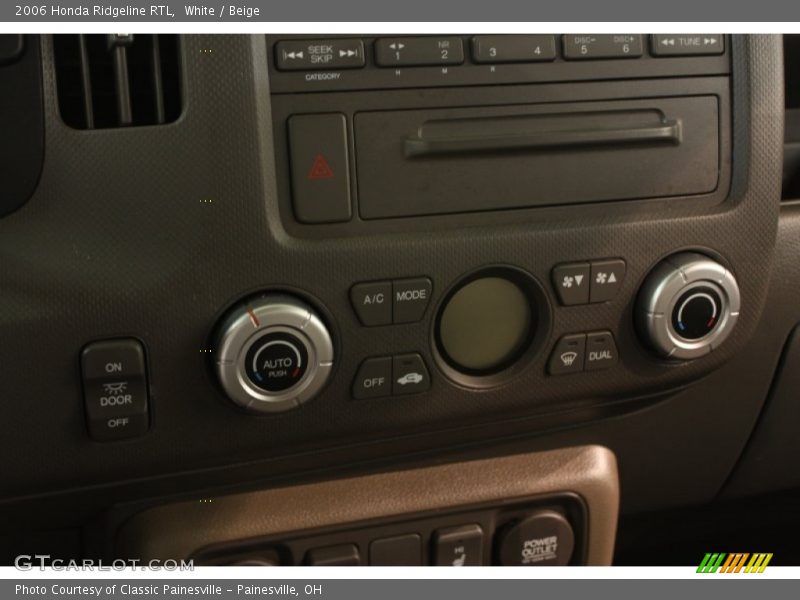 Controls of 2006 Ridgeline RTL