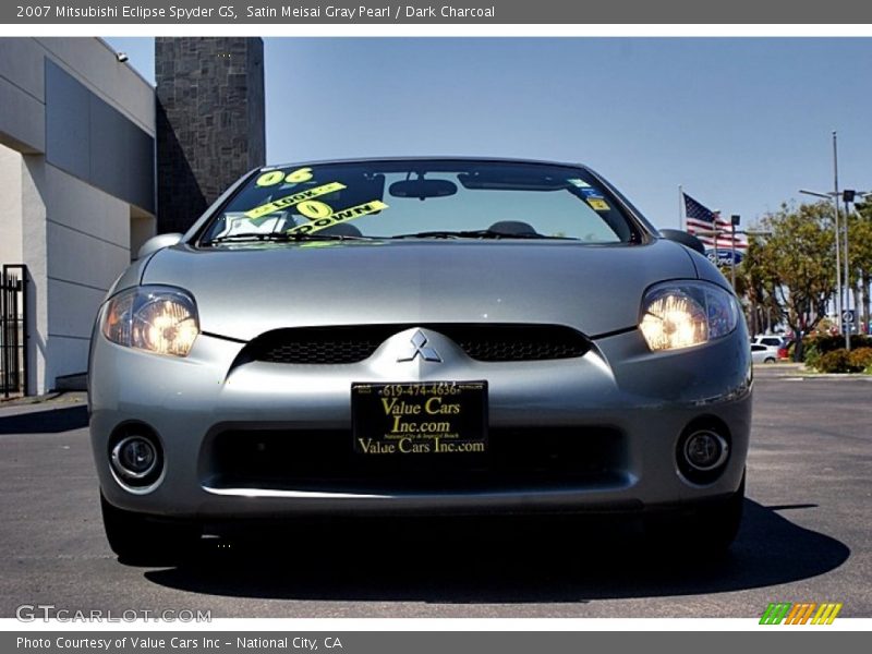 Satin Meisai Gray Pearl / Dark Charcoal 2007 Mitsubishi Eclipse Spyder GS