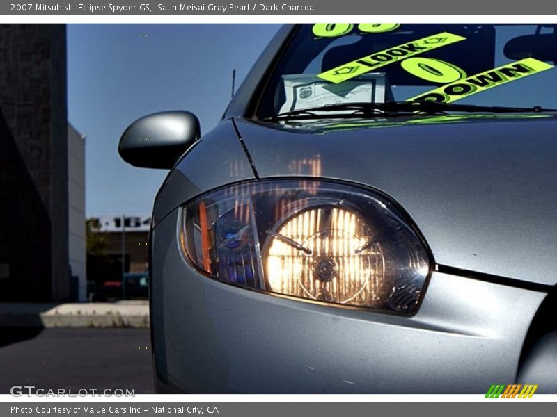 Satin Meisai Gray Pearl / Dark Charcoal 2007 Mitsubishi Eclipse Spyder GS