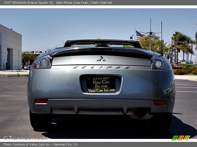 Satin Meisai Gray Pearl / Dark Charcoal 2007 Mitsubishi Eclipse Spyder GS