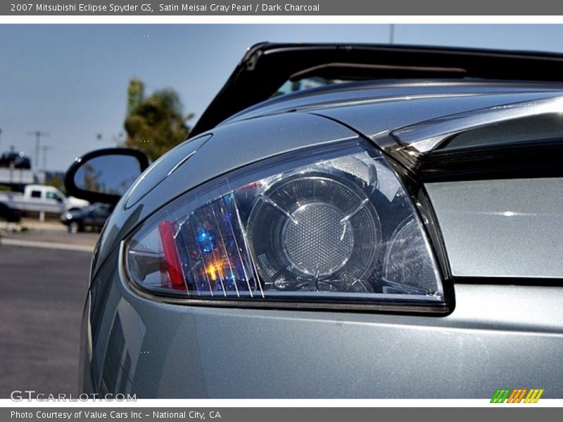 Satin Meisai Gray Pearl / Dark Charcoal 2007 Mitsubishi Eclipse Spyder GS