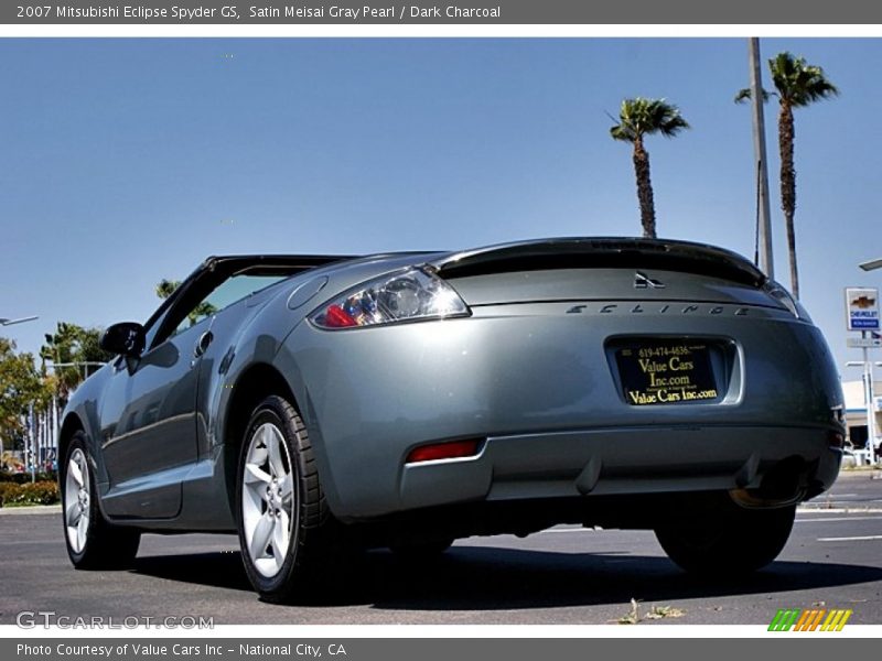 Satin Meisai Gray Pearl / Dark Charcoal 2007 Mitsubishi Eclipse Spyder GS