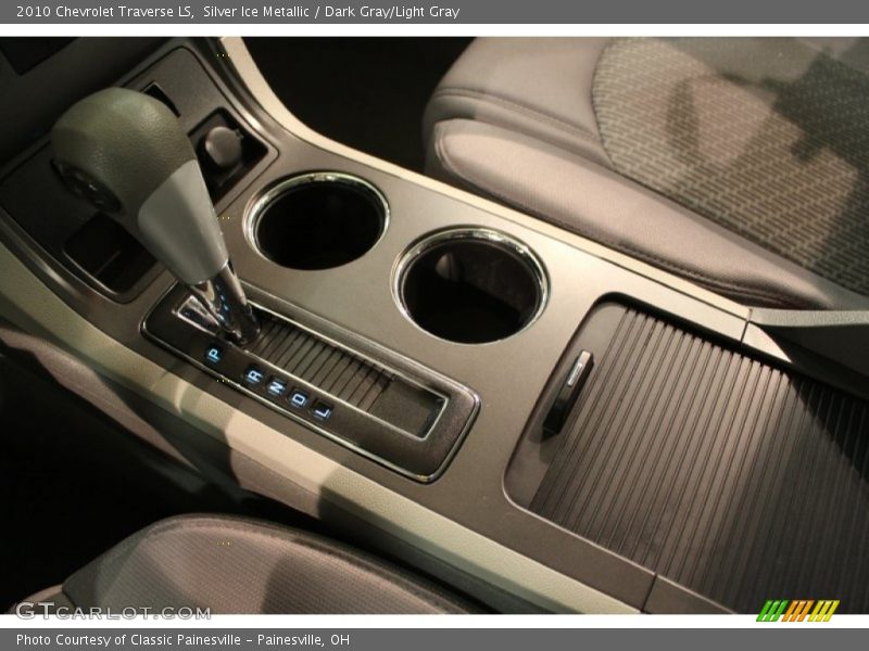 Silver Ice Metallic / Dark Gray/Light Gray 2010 Chevrolet Traverse LS