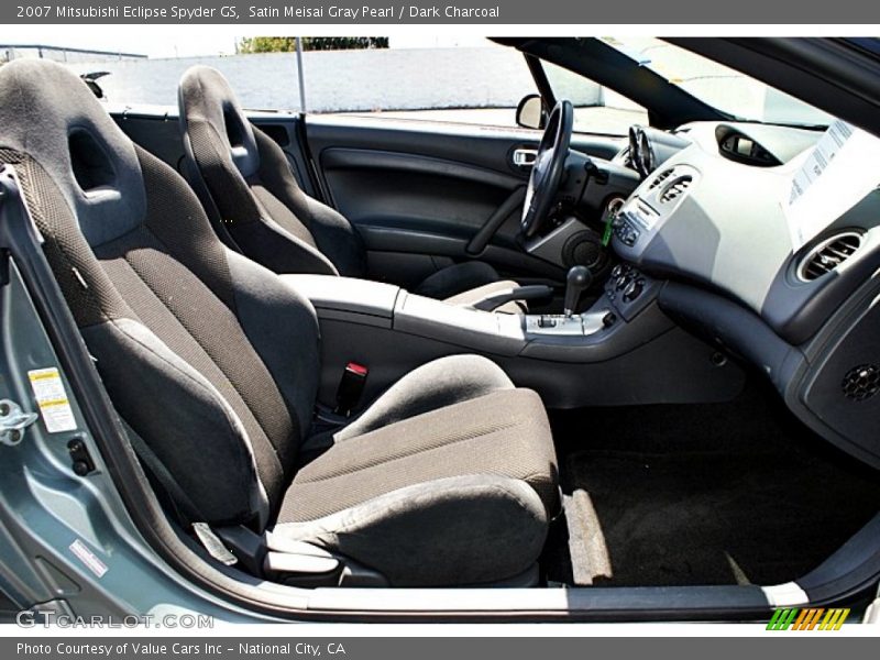 Satin Meisai Gray Pearl / Dark Charcoal 2007 Mitsubishi Eclipse Spyder GS