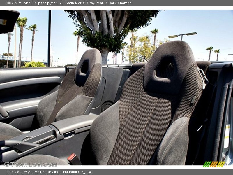 Satin Meisai Gray Pearl / Dark Charcoal 2007 Mitsubishi Eclipse Spyder GS