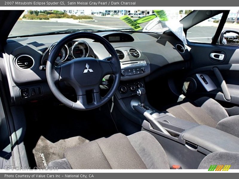 Satin Meisai Gray Pearl / Dark Charcoal 2007 Mitsubishi Eclipse Spyder GS