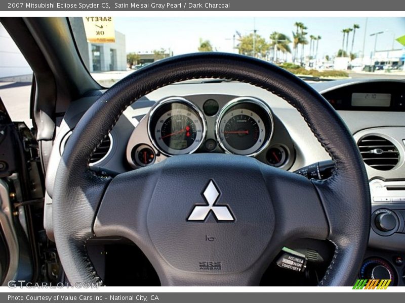 Satin Meisai Gray Pearl / Dark Charcoal 2007 Mitsubishi Eclipse Spyder GS