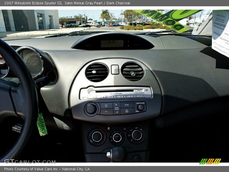 Satin Meisai Gray Pearl / Dark Charcoal 2007 Mitsubishi Eclipse Spyder GS