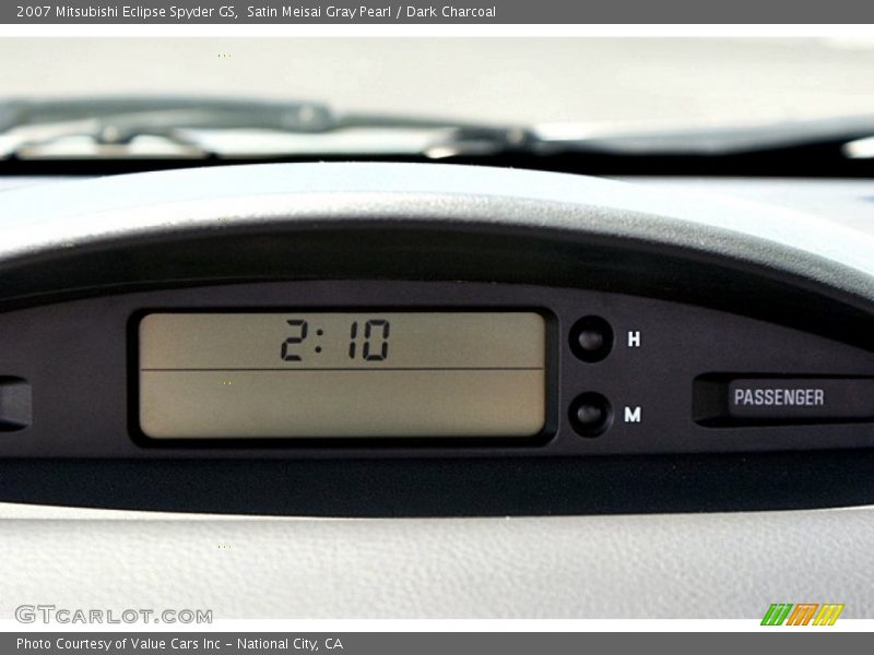 Satin Meisai Gray Pearl / Dark Charcoal 2007 Mitsubishi Eclipse Spyder GS