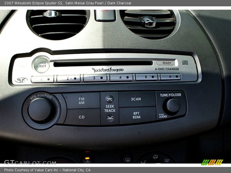 Satin Meisai Gray Pearl / Dark Charcoal 2007 Mitsubishi Eclipse Spyder GS
