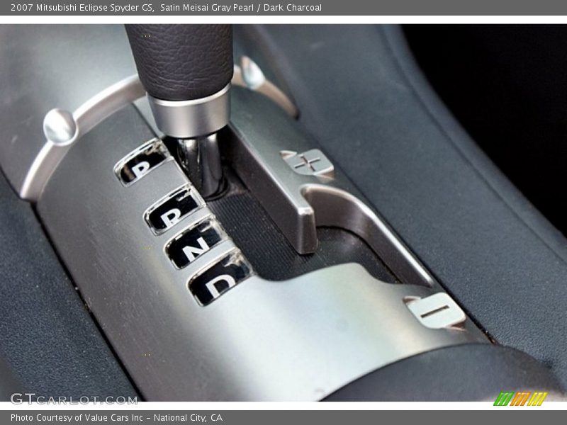 Satin Meisai Gray Pearl / Dark Charcoal 2007 Mitsubishi Eclipse Spyder GS