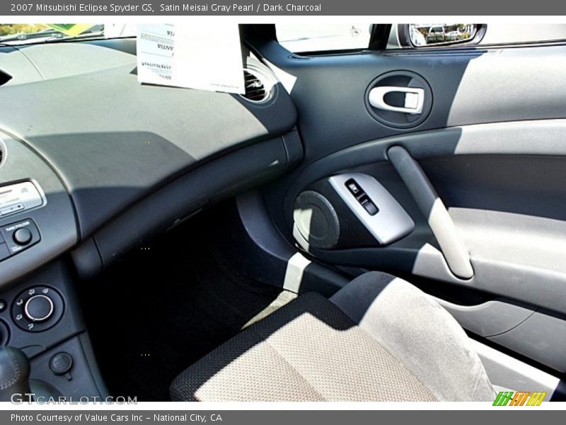 Satin Meisai Gray Pearl / Dark Charcoal 2007 Mitsubishi Eclipse Spyder GS