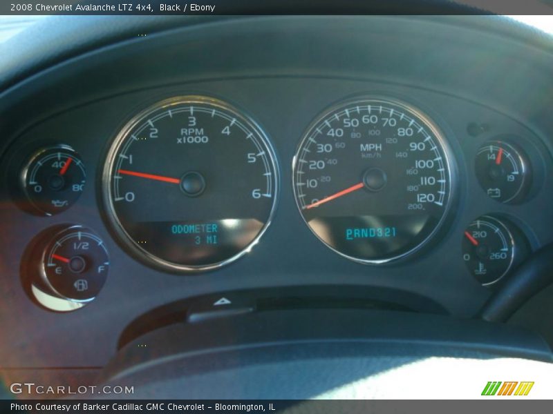 Black / Ebony 2008 Chevrolet Avalanche LTZ 4x4