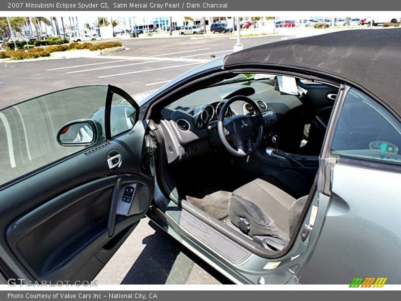 Satin Meisai Gray Pearl / Dark Charcoal 2007 Mitsubishi Eclipse Spyder GS