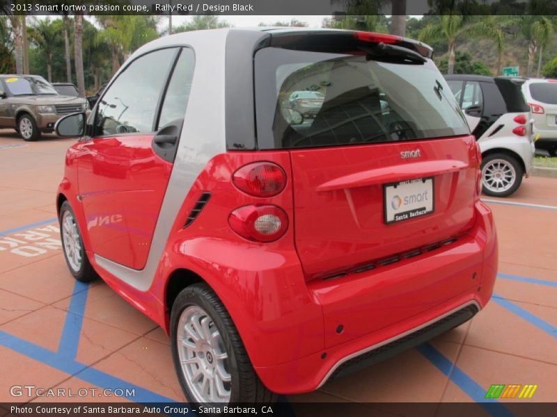 Rally Red / Design Black 2013 Smart fortwo passion coupe