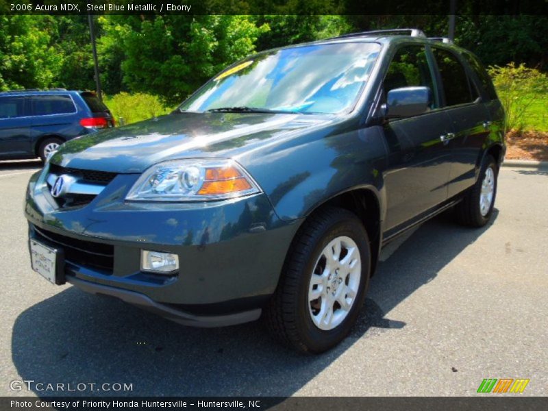 Steel Blue Metallic / Ebony 2006 Acura MDX