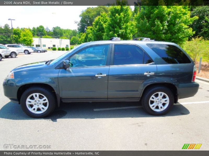 Steel Blue Metallic / Ebony 2006 Acura MDX
