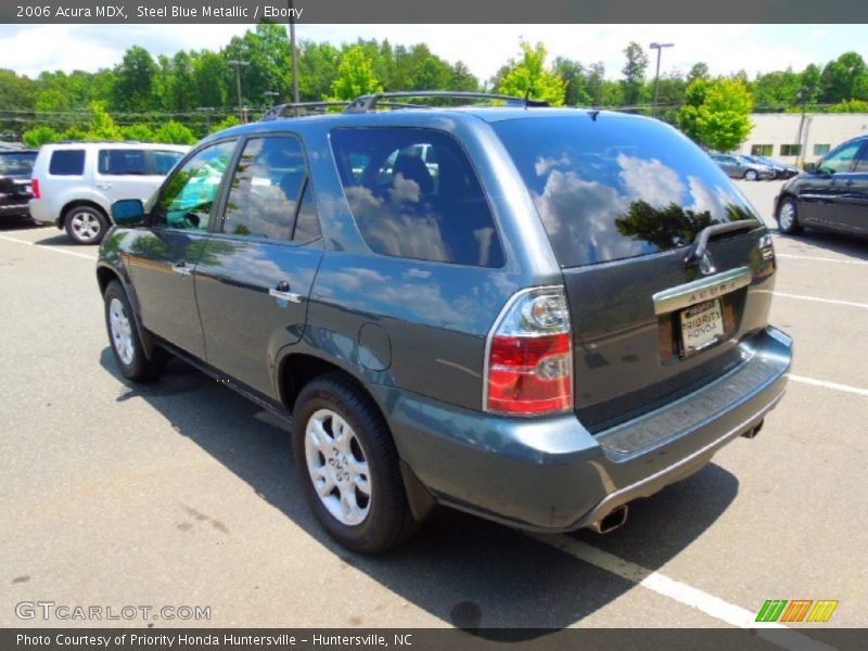 Steel Blue Metallic / Ebony 2006 Acura MDX