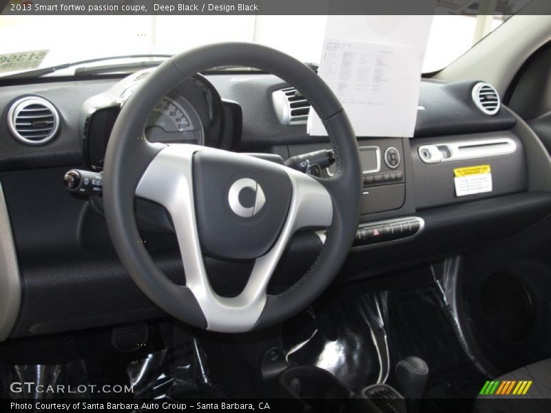 Dashboard of 2013 fortwo passion coupe