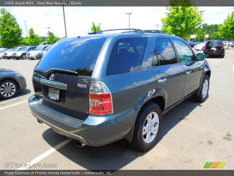 Steel Blue Metallic / Ebony 2006 Acura MDX