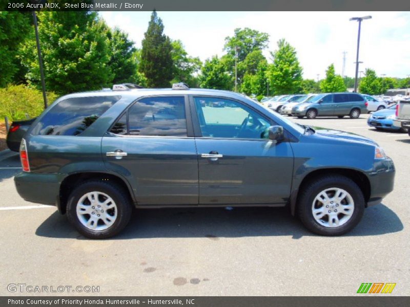 Steel Blue Metallic / Ebony 2006 Acura MDX