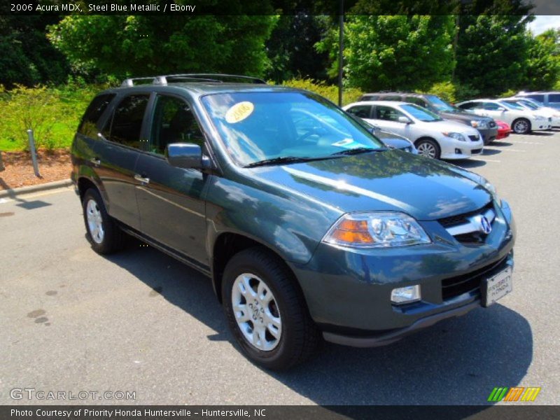 Steel Blue Metallic / Ebony 2006 Acura MDX