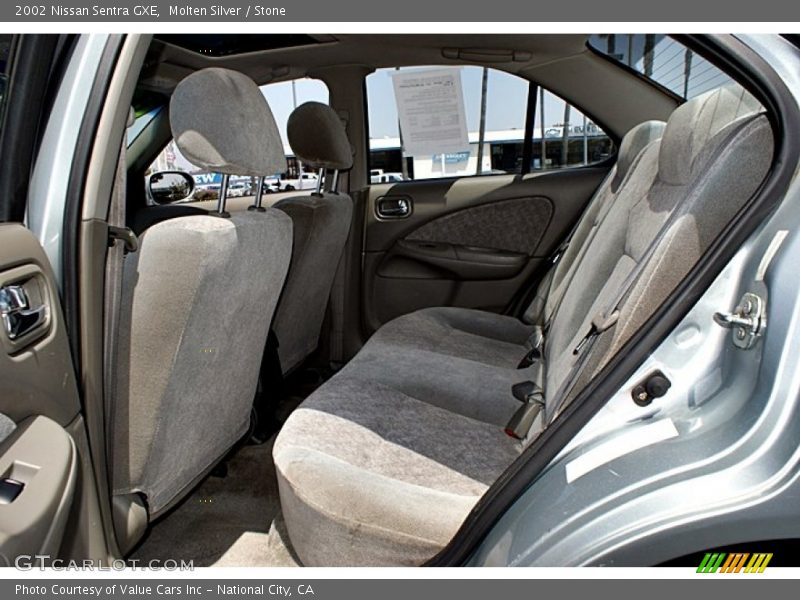 Molten Silver / Stone 2002 Nissan Sentra GXE