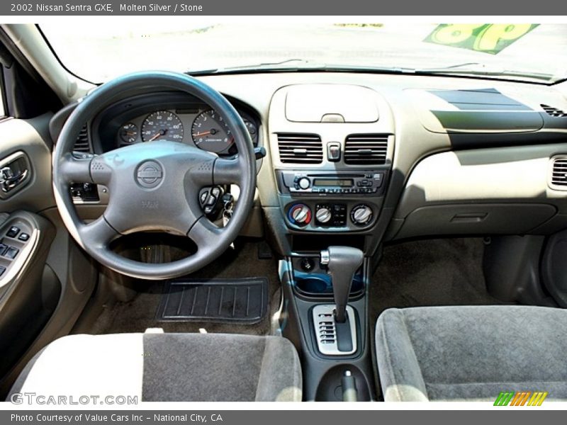 Dashboard of 2002 Sentra GXE