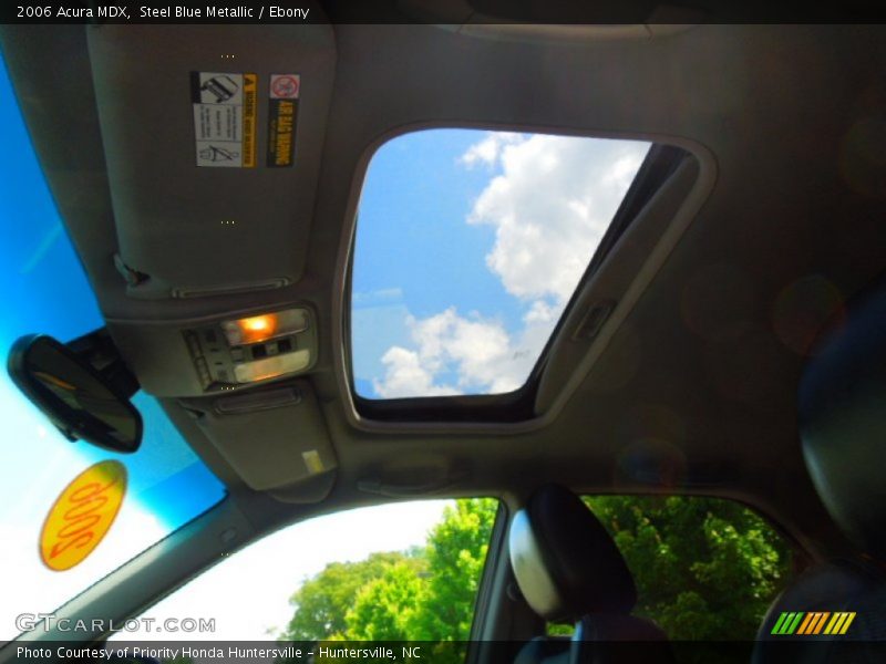 Steel Blue Metallic / Ebony 2006 Acura MDX