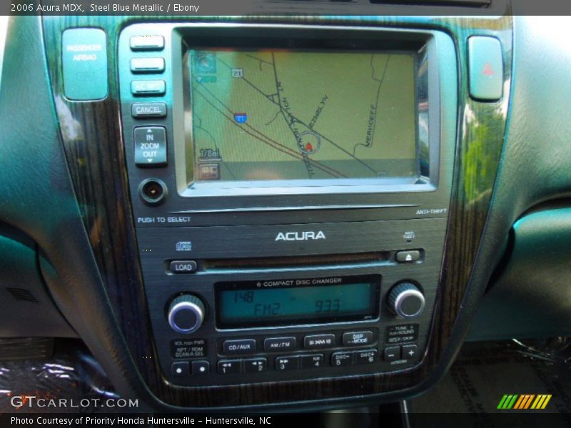 Steel Blue Metallic / Ebony 2006 Acura MDX