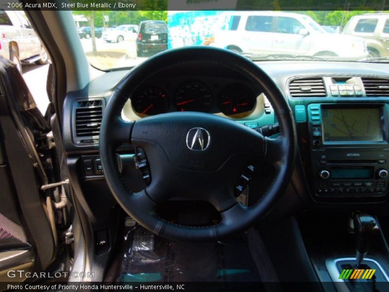 Steel Blue Metallic / Ebony 2006 Acura MDX