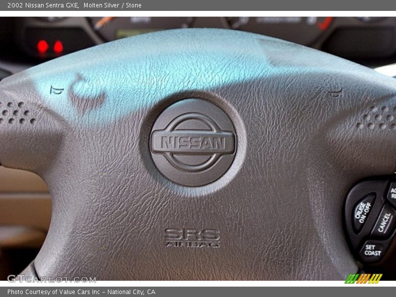 Molten Silver / Stone 2002 Nissan Sentra GXE