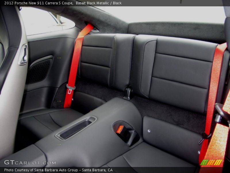 Rear Seat of 2012 New 911 Carrera S Coupe