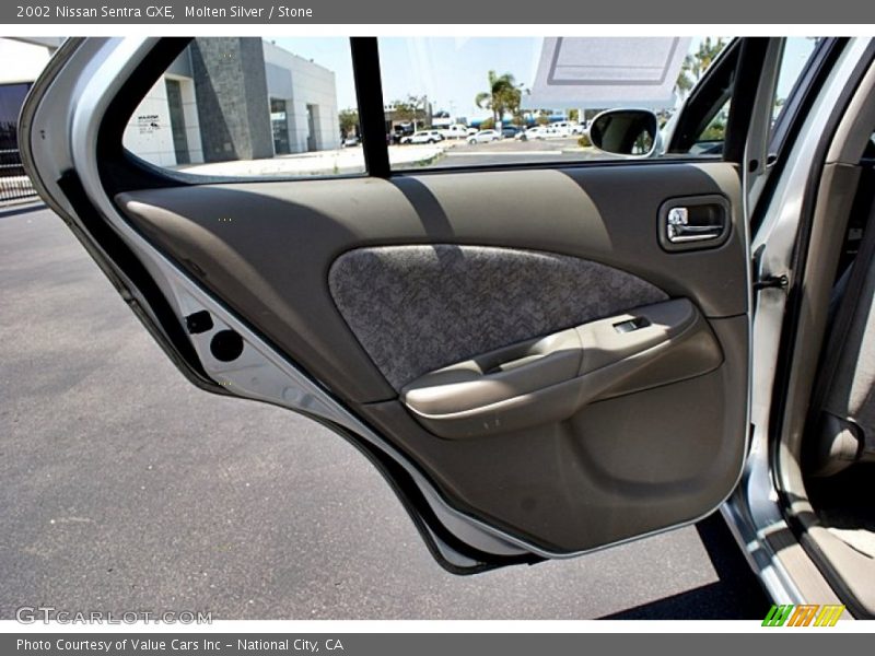 Molten Silver / Stone 2002 Nissan Sentra GXE