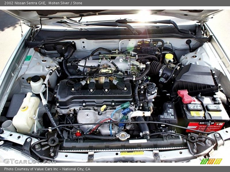  2002 Sentra GXE Engine - 1.8 Liter DOHC 16V 4 Cylinder