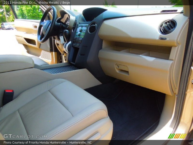 Mocha Metallic / Beige 2011 Honda Pilot EX-L