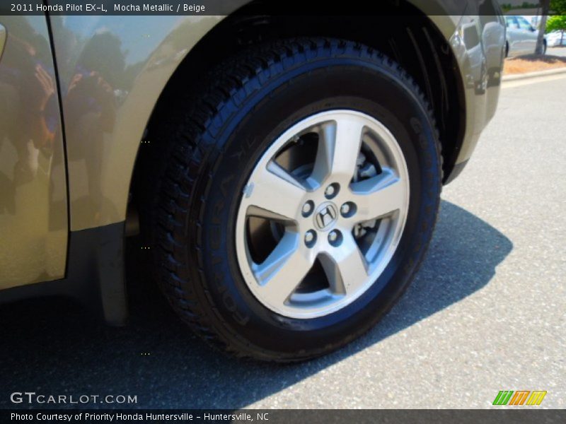 Mocha Metallic / Beige 2011 Honda Pilot EX-L